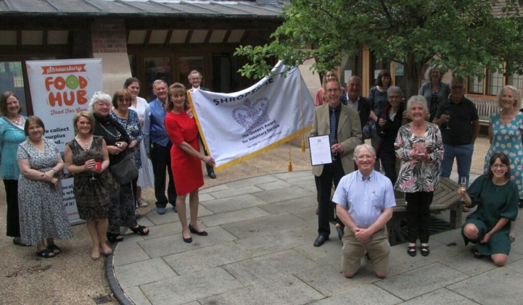 SFH receives Queens Award for Voluntary Service | Shrewsbury Food Hub