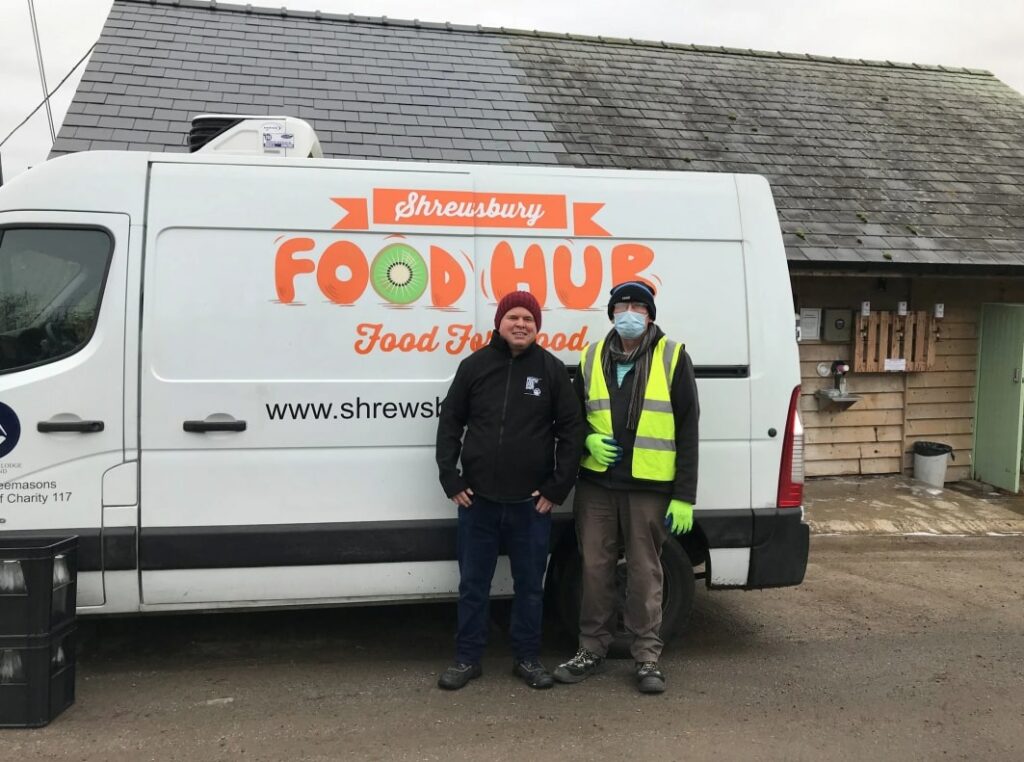 Our new zero waste milk round in action | Shrewsbury Food Hub