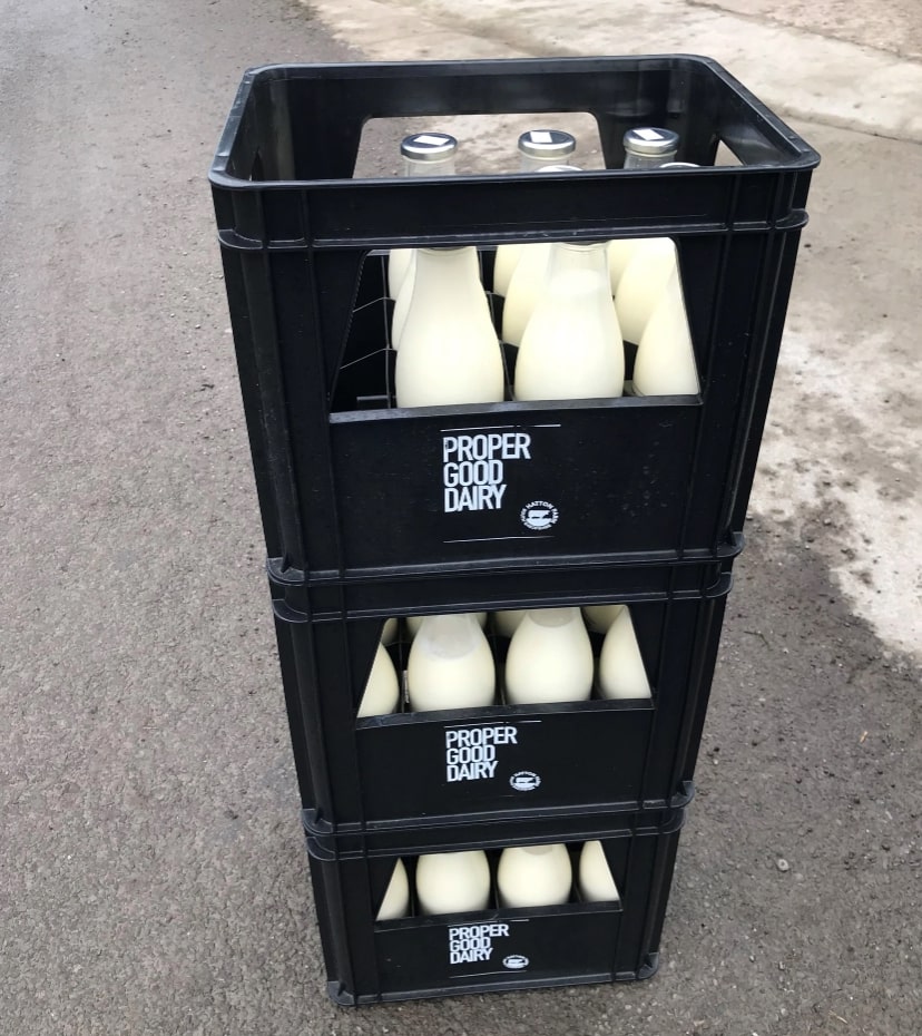 Our new zero waste milk round in action | Shrewsbury Food Hub