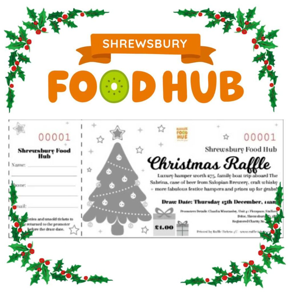 Christmas raffle 2022 prizes | Shrewsbury Food Hub