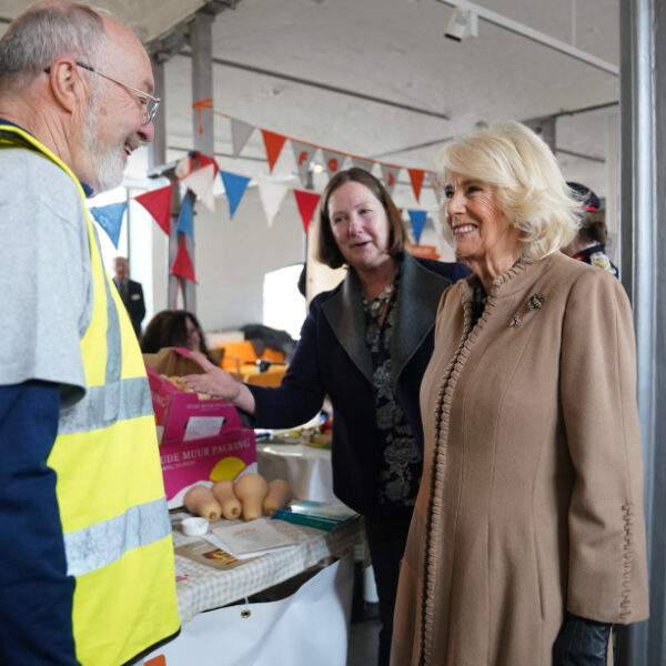 Queen Camilla comes to town
