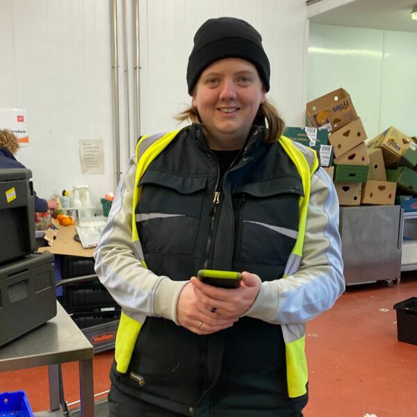 Local Champion Sam Pitch Boxes for Shrewsbury Food Hub